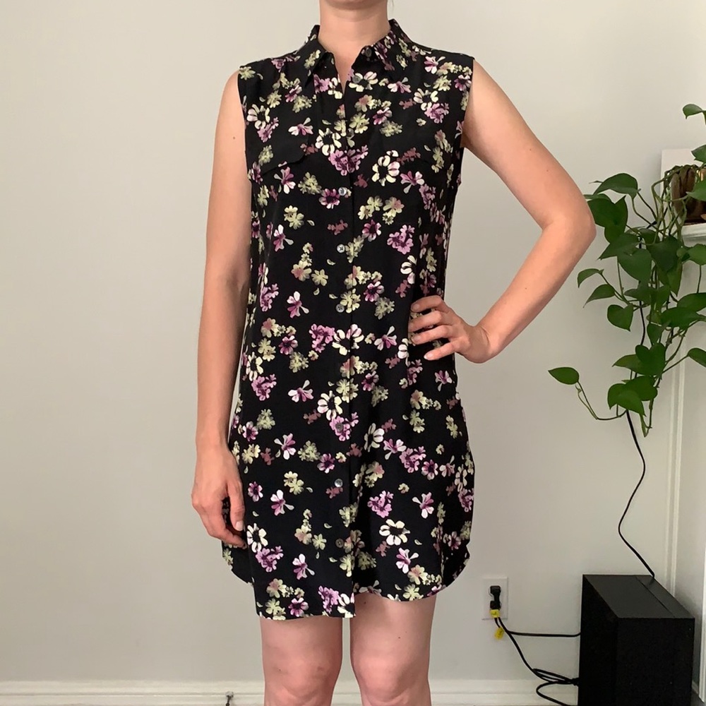 Equipment silk dress